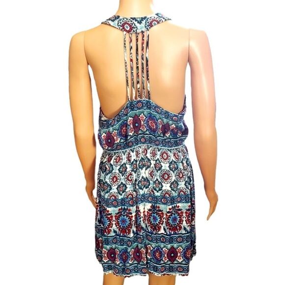 Patrons of Peace Racer Back Strings Summer Dress Sz M - Picture 2 of 11